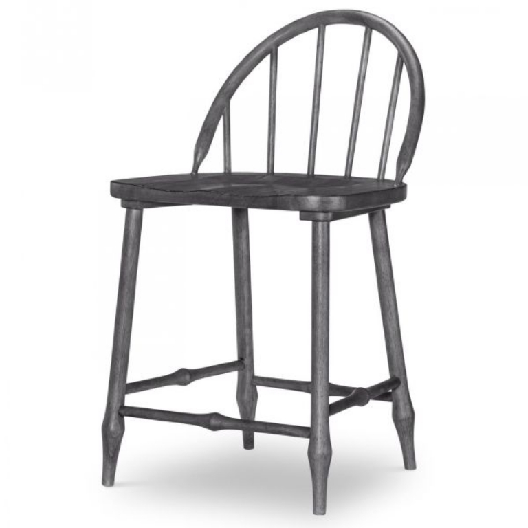 Picture of VINTAGE MARKET KETTLE BLACK WINDSOR COUNTER STOOL