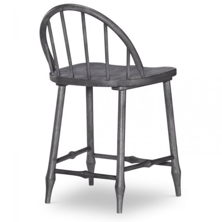 Picture of VINTAGE MARKET KETTLE BLACK WINDSOR COUNTER STOOL