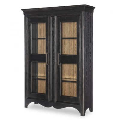 Picture of VINTAGE MARKET KETTLE BLACK DISPLAY CABINET