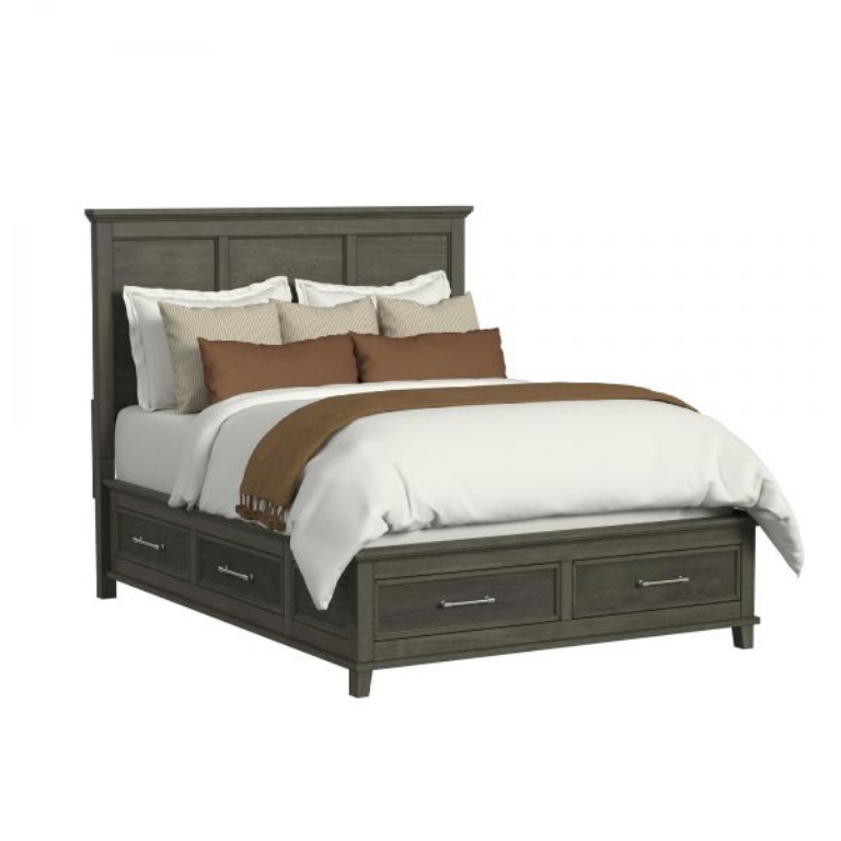 Picture of CANTERBURY GREY QUEEN STORAGE BED