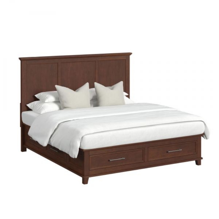 Picture of CHERRY CANTERBURY KING STORAGE BED