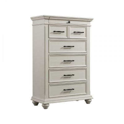 Picture of ANTIQUE WHITE SLATER CHEST