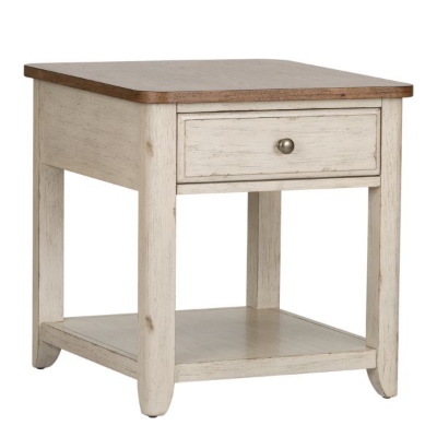 Picture of FARMHOUSE BASKET END TABLE