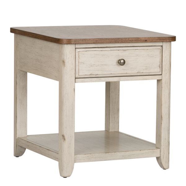 Picture of FARMHOUSE BASKET END TABLE