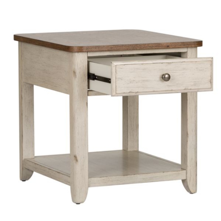 Picture of FARMHOUSE BASKET END TABLE
