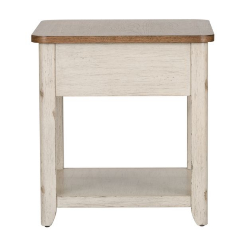 Picture of FARMHOUSE BASKET END TABLE