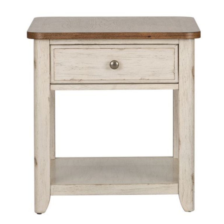 Picture of FARMHOUSE BASKET END TABLE