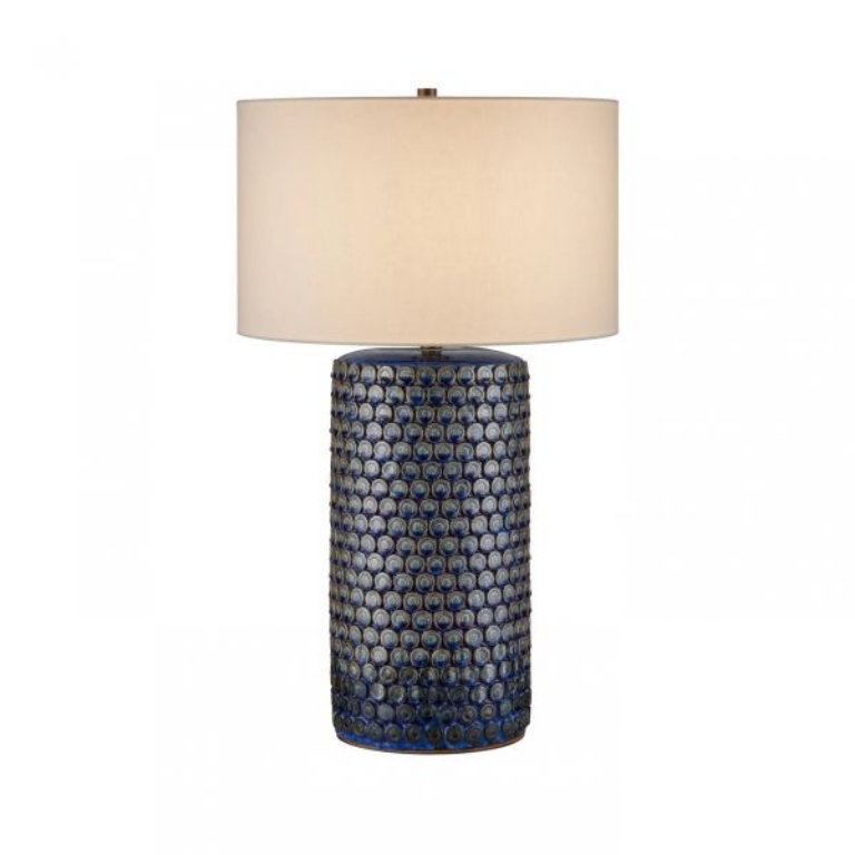 Picture of LUNARES BLUE TABLE LAMP